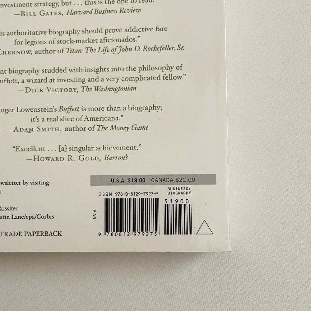 Buffet The Making of an American Capitalist Published 2008 - Picture 12 of 13